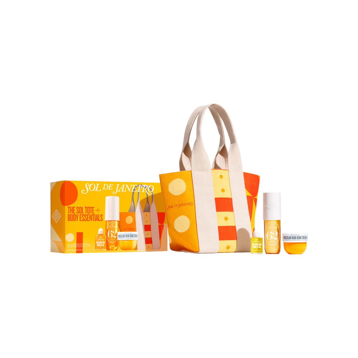 Sol de Janeiro The Sol Tote Body Essentials - Grooming Kit in Pouch (4Pcs)