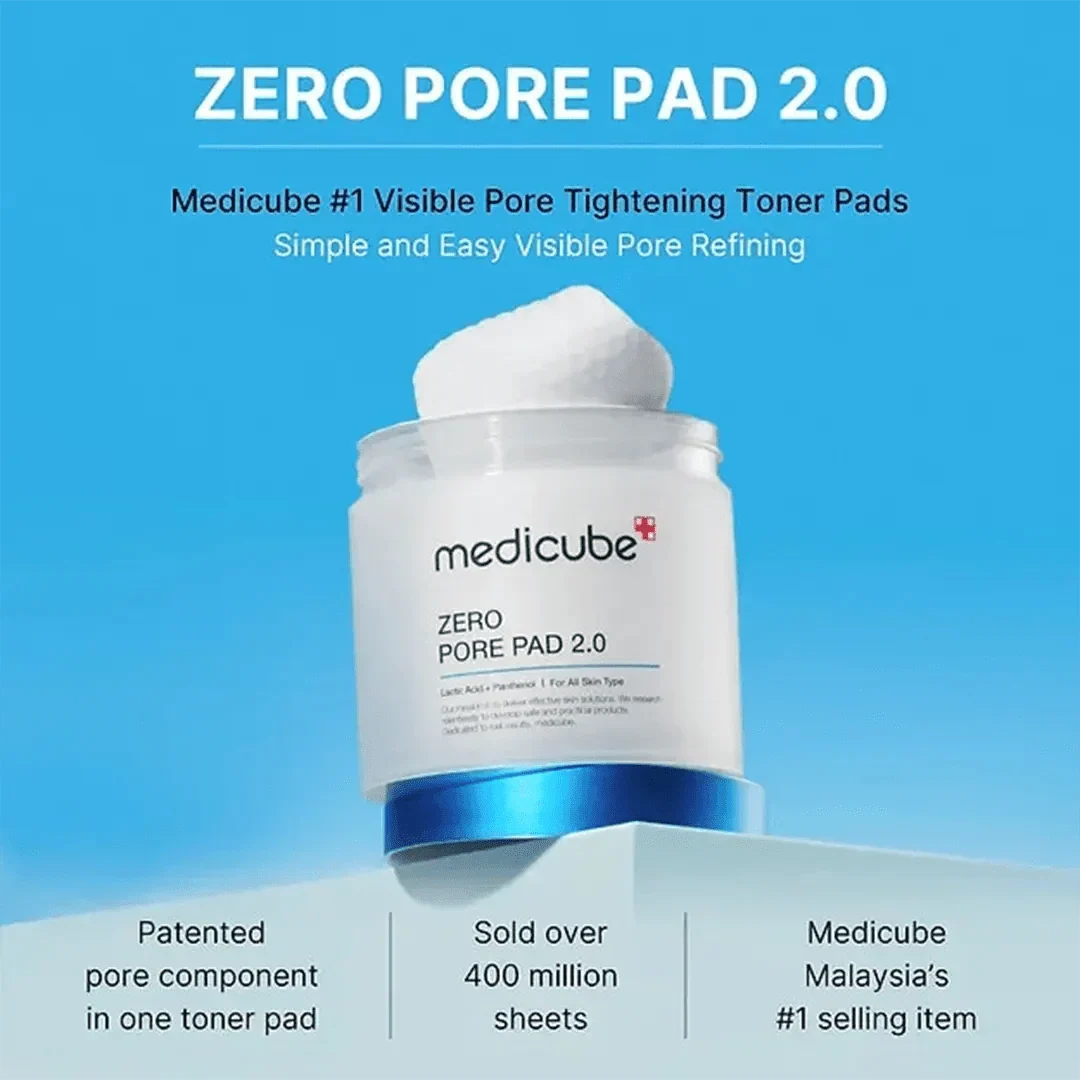 Medicube Zero Pore Pad Mild Exfoliating Toner Pads - 155g